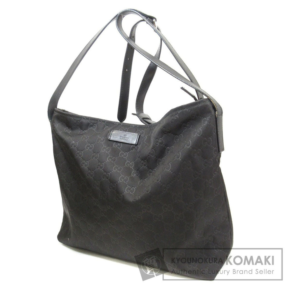 Gucci GG Canvas messenger bag Crossbody brown leather